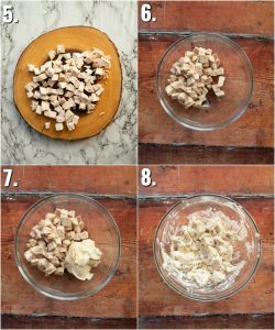 How to make chicken mayo - 4 step by step photos