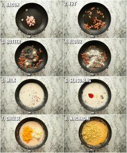 How to make mac and cheese - 8 step by step photos