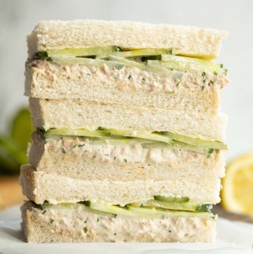 Tuna Cucumber Sandwiches