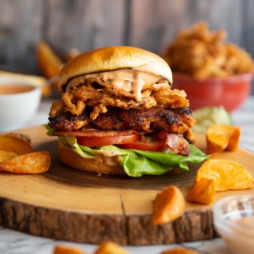 grilled chicken burger